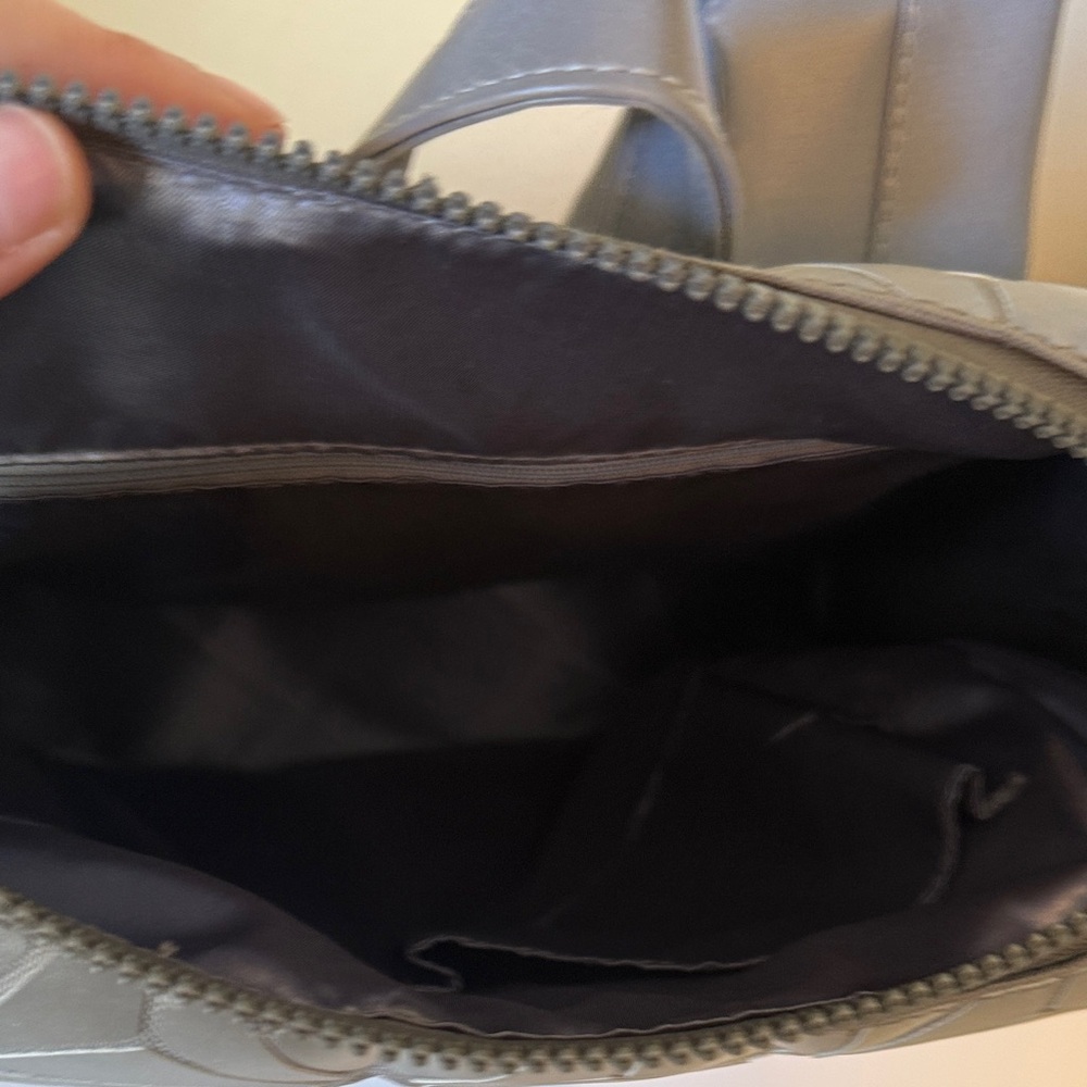 Geometric Silver Backpack - Picture 4 of 6